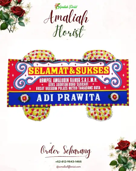 Papan Bunga Ucapan Selamat Ambulu